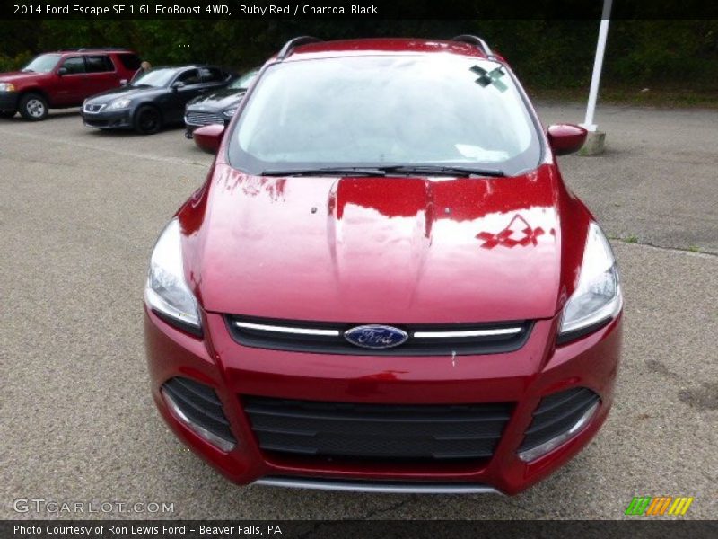 Ruby Red / Charcoal Black 2014 Ford Escape SE 1.6L EcoBoost 4WD