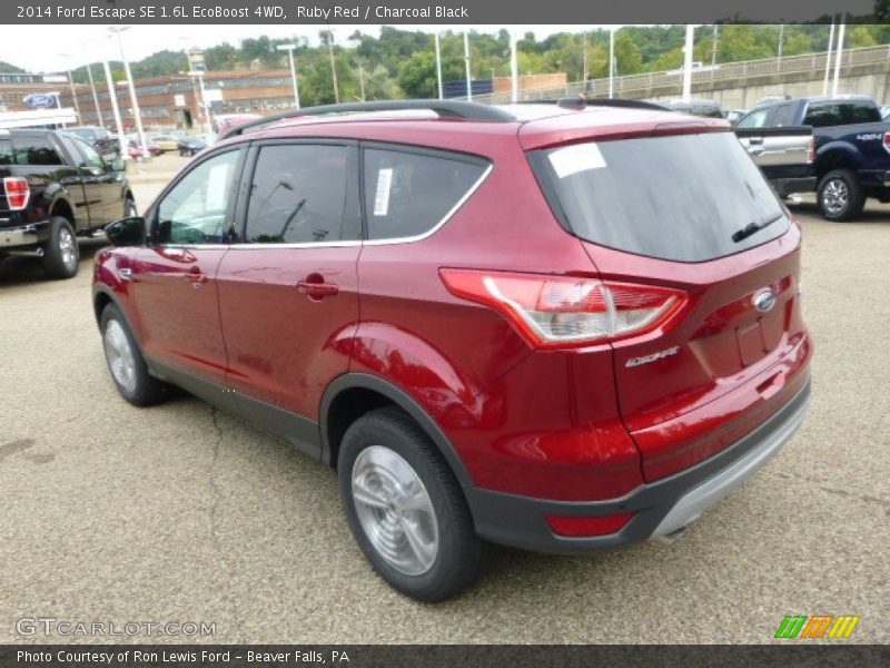 Ruby Red / Charcoal Black 2014 Ford Escape SE 1.6L EcoBoost 4WD