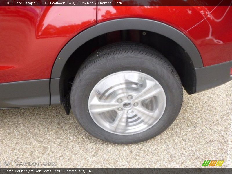 Ruby Red / Charcoal Black 2014 Ford Escape SE 1.6L EcoBoost 4WD