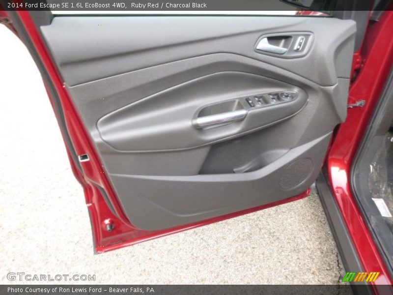 Ruby Red / Charcoal Black 2014 Ford Escape SE 1.6L EcoBoost 4WD