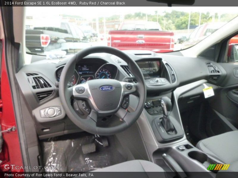 Ruby Red / Charcoal Black 2014 Ford Escape SE 1.6L EcoBoost 4WD
