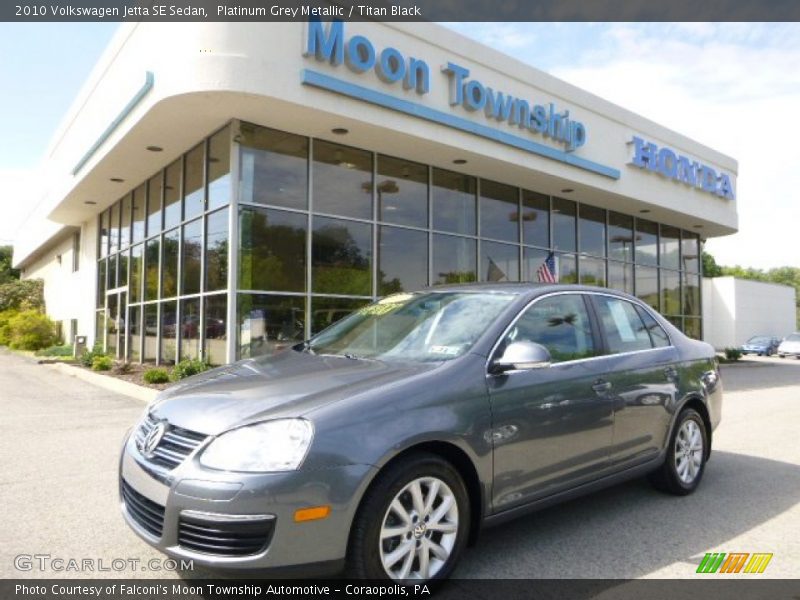 Platinum Grey Metallic / Titan Black 2010 Volkswagen Jetta SE Sedan