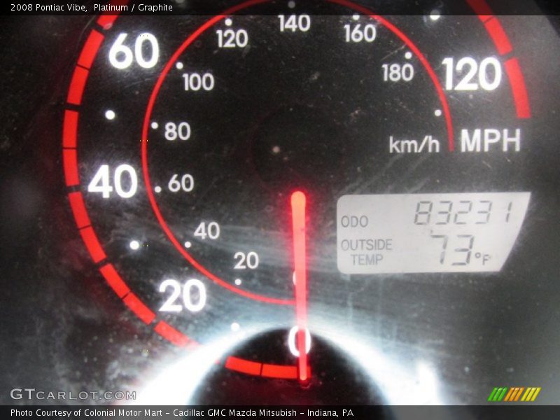 Platinum / Graphite 2008 Pontiac Vibe