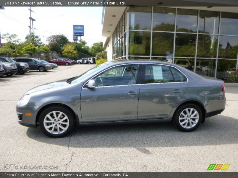 Platinum Grey Metallic / Titan Black 2010 Volkswagen Jetta SE Sedan
