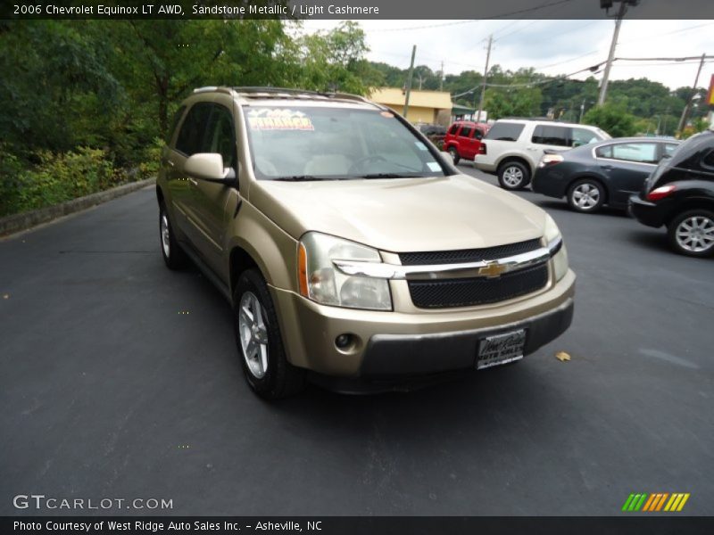 Sandstone Metallic / Light Cashmere 2006 Chevrolet Equinox LT AWD