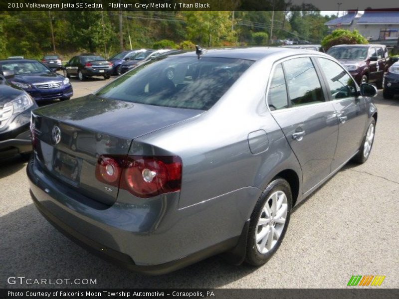 Platinum Grey Metallic / Titan Black 2010 Volkswagen Jetta SE Sedan
