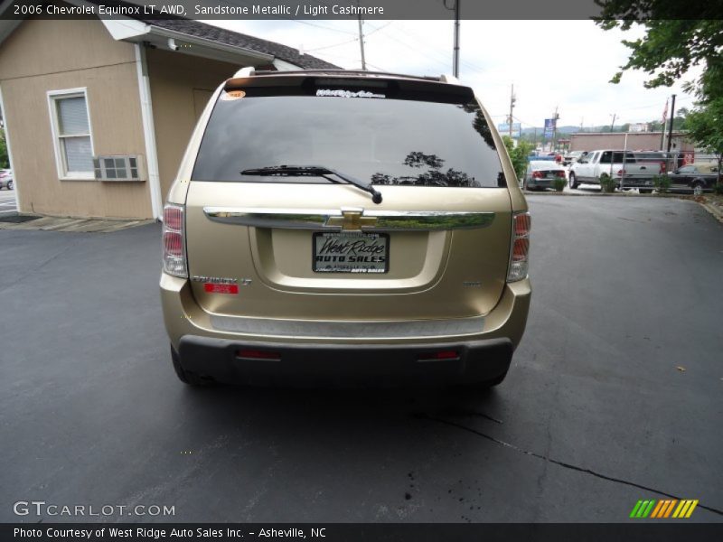 Sandstone Metallic / Light Cashmere 2006 Chevrolet Equinox LT AWD
