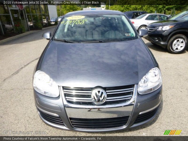 Platinum Grey Metallic / Titan Black 2010 Volkswagen Jetta SE Sedan