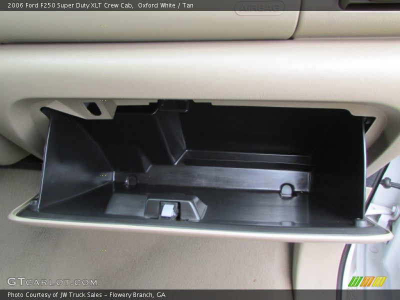 Oxford White / Tan 2006 Ford F250 Super Duty XLT Crew Cab