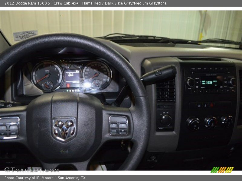 Flame Red / Dark Slate Gray/Medium Graystone 2012 Dodge Ram 1500 ST Crew Cab 4x4