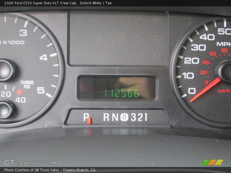 Oxford White / Tan 2006 Ford F250 Super Duty XLT Crew Cab