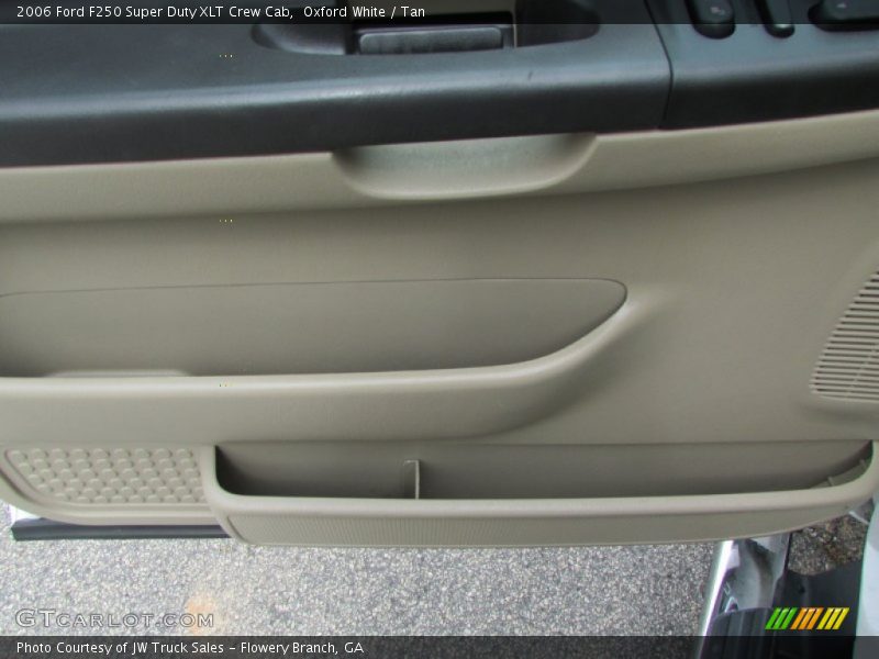 Oxford White / Tan 2006 Ford F250 Super Duty XLT Crew Cab