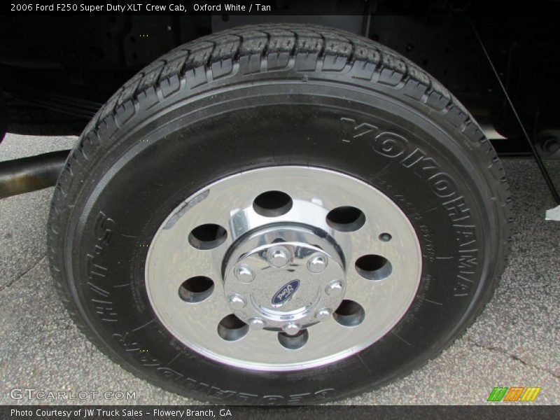 Oxford White / Tan 2006 Ford F250 Super Duty XLT Crew Cab