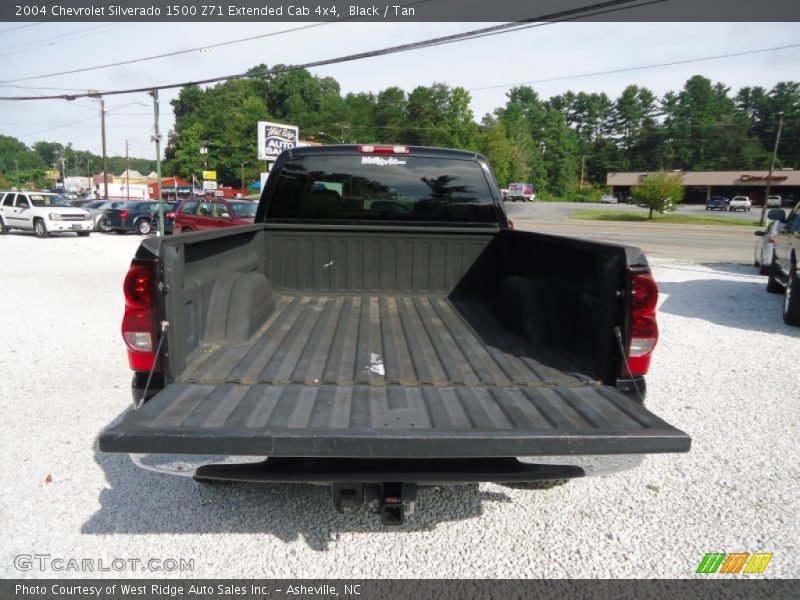 Black / Tan 2004 Chevrolet Silverado 1500 Z71 Extended Cab 4x4