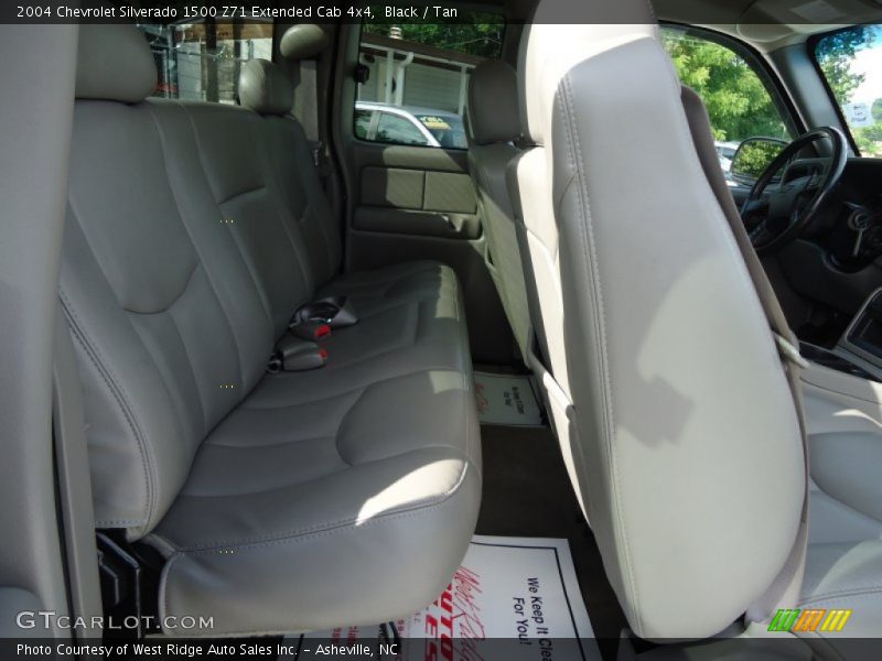 Black / Tan 2004 Chevrolet Silverado 1500 Z71 Extended Cab 4x4