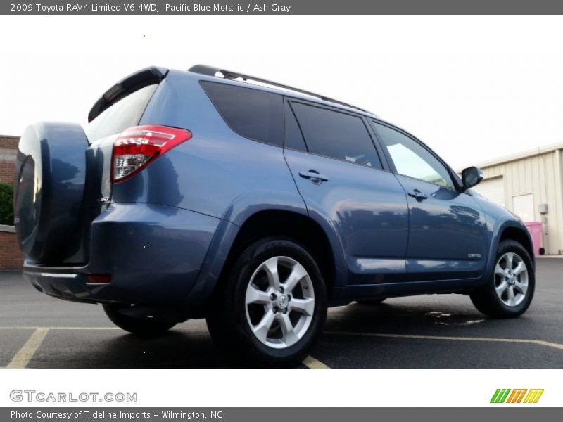 Pacific Blue Metallic / Ash Gray 2009 Toyota RAV4 Limited V6 4WD