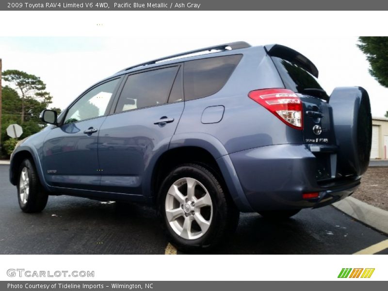 Pacific Blue Metallic / Ash Gray 2009 Toyota RAV4 Limited V6 4WD