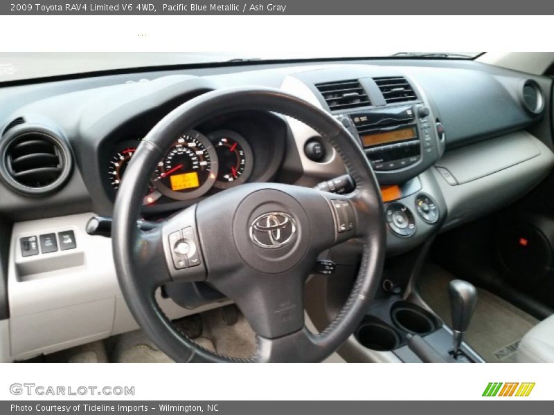 Pacific Blue Metallic / Ash Gray 2009 Toyota RAV4 Limited V6 4WD