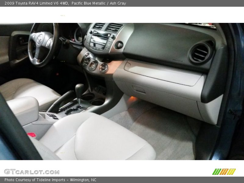 Pacific Blue Metallic / Ash Gray 2009 Toyota RAV4 Limited V6 4WD