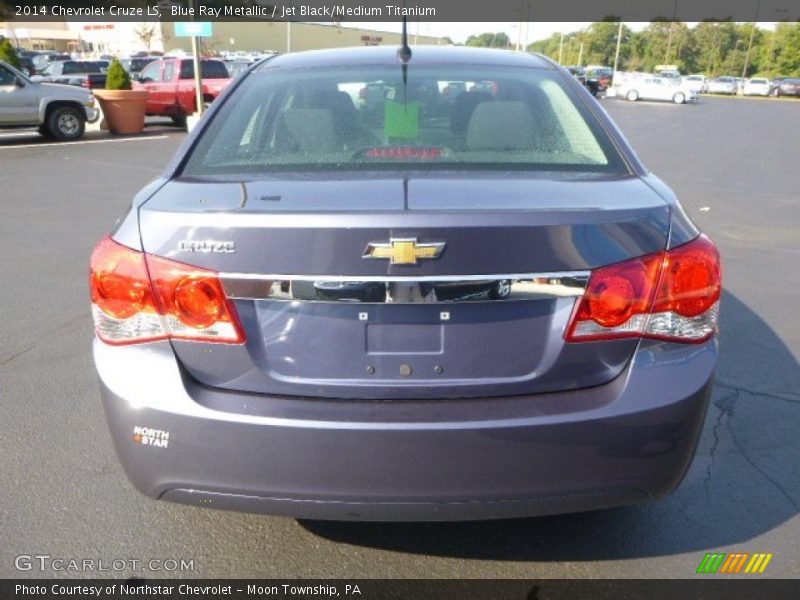 Blue Ray Metallic / Jet Black/Medium Titanium 2014 Chevrolet Cruze LS