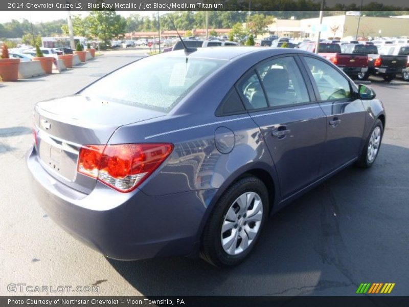 Blue Ray Metallic / Jet Black/Medium Titanium 2014 Chevrolet Cruze LS