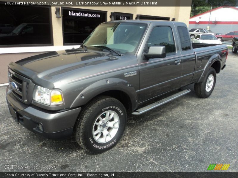 Dark Shadow Grey Metallic / Medium Dark Flint 2007 Ford Ranger Sport SuperCab 4x4
