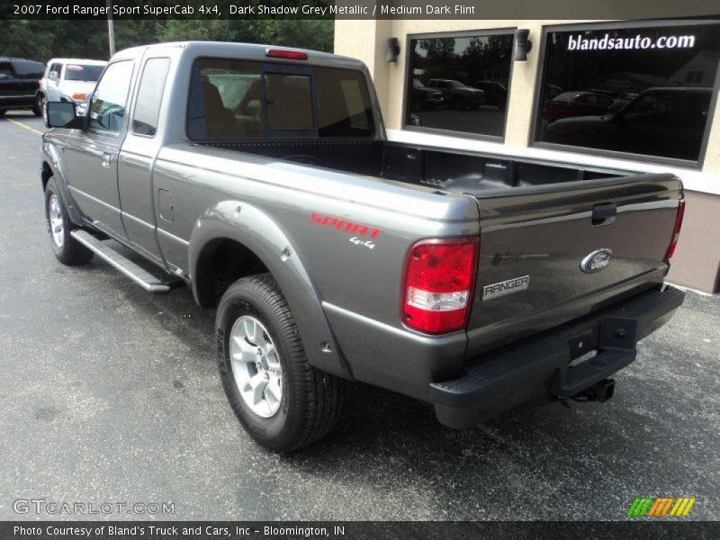 Dark Shadow Grey Metallic / Medium Dark Flint 2007 Ford Ranger Sport SuperCab 4x4