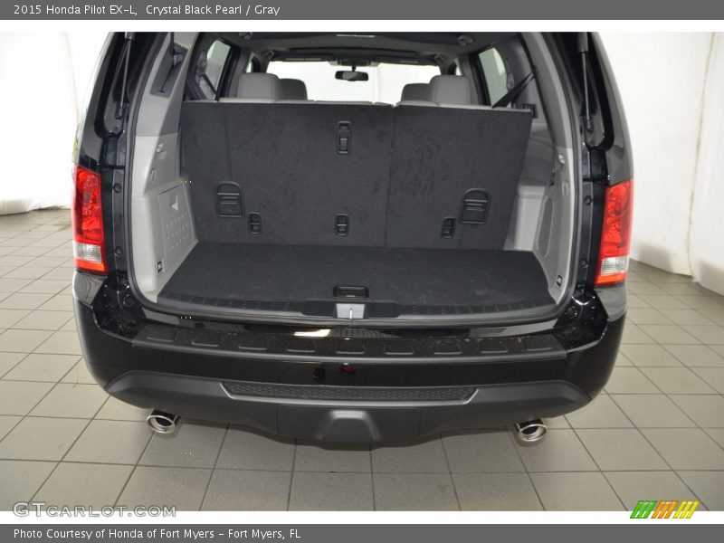Crystal Black Pearl / Gray 2015 Honda Pilot EX-L