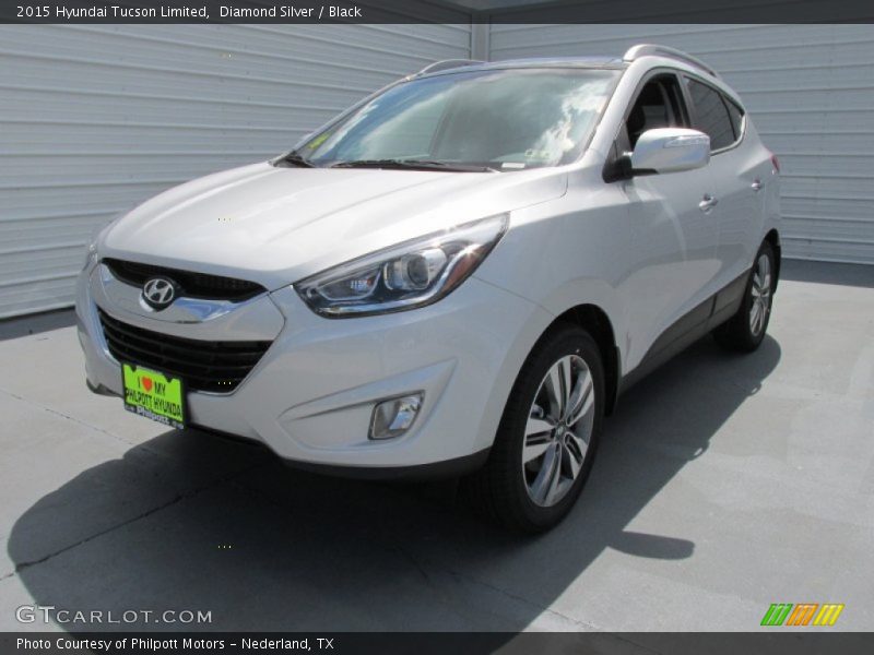 Diamond Silver / Black 2015 Hyundai Tucson Limited