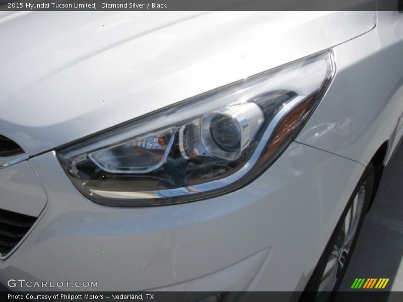 Diamond Silver / Black 2015 Hyundai Tucson Limited