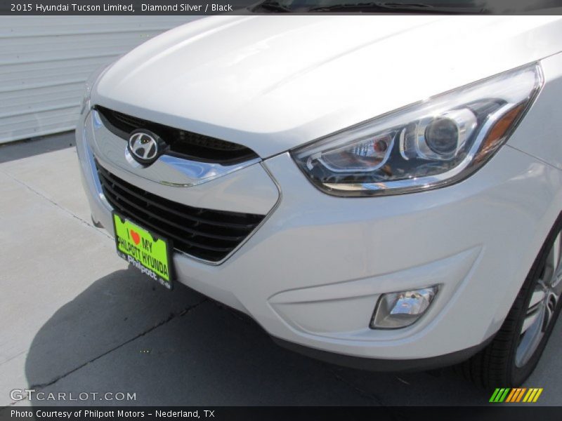 Diamond Silver / Black 2015 Hyundai Tucson Limited