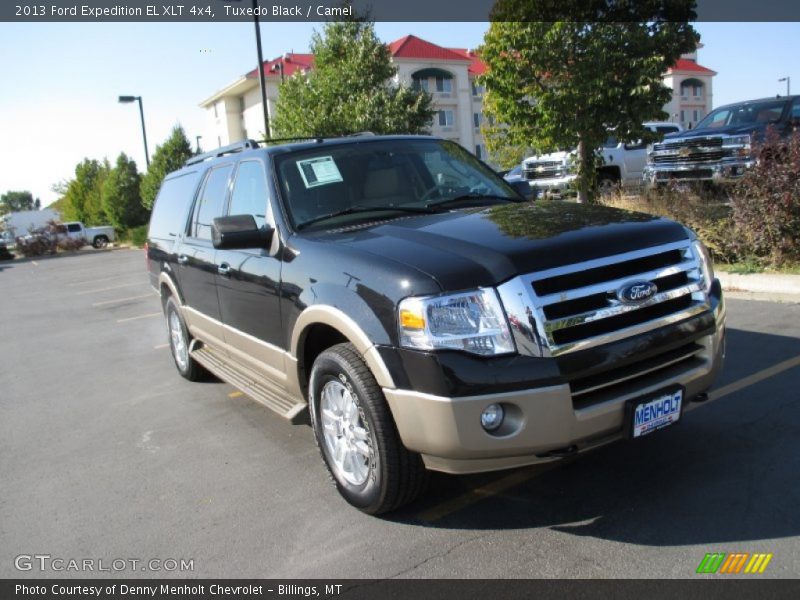 Tuxedo Black / Camel 2013 Ford Expedition EL XLT 4x4