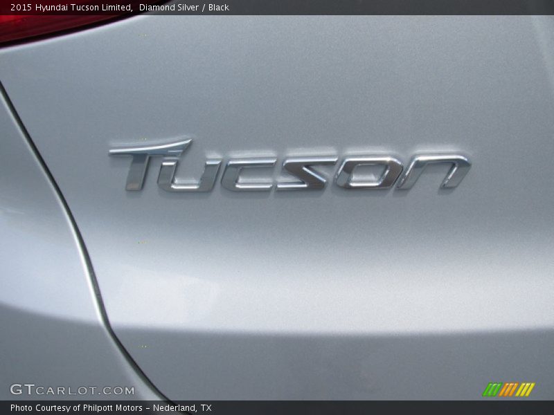 Diamond Silver / Black 2015 Hyundai Tucson Limited