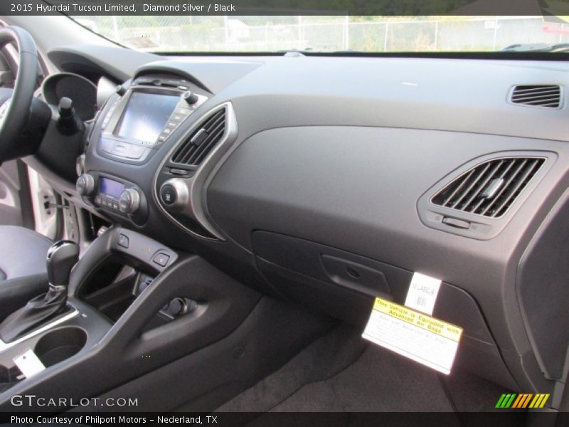 Diamond Silver / Black 2015 Hyundai Tucson Limited