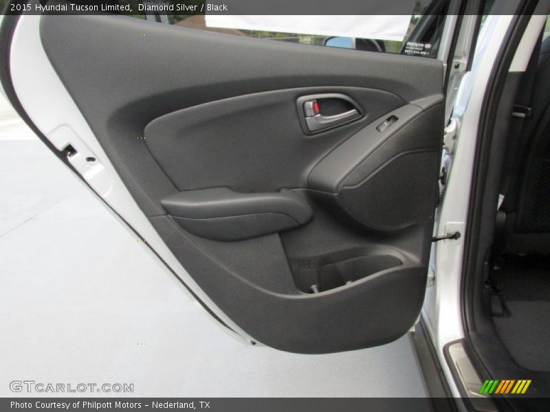 Diamond Silver / Black 2015 Hyundai Tucson Limited