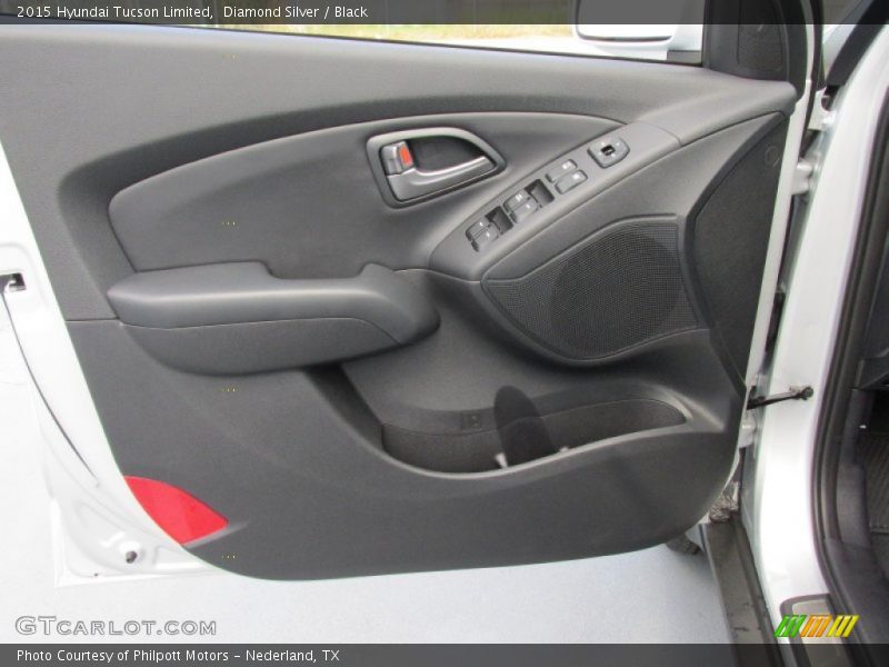 Diamond Silver / Black 2015 Hyundai Tucson Limited