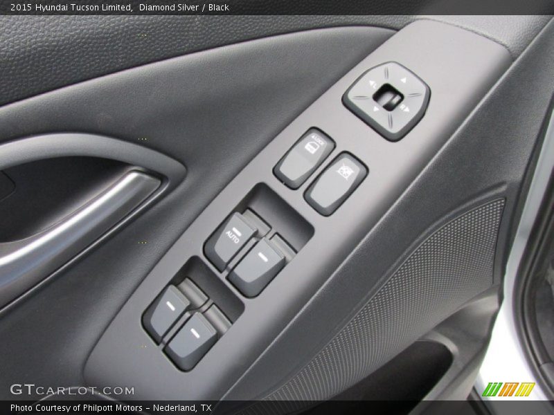 Diamond Silver / Black 2015 Hyundai Tucson Limited