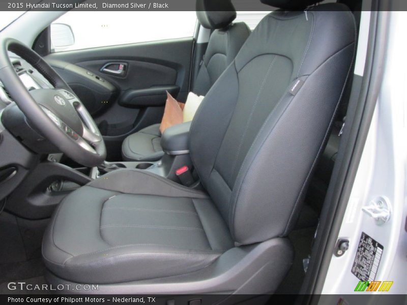 Diamond Silver / Black 2015 Hyundai Tucson Limited