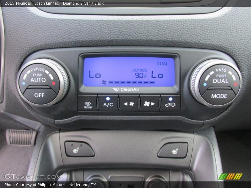 Diamond Silver / Black 2015 Hyundai Tucson Limited