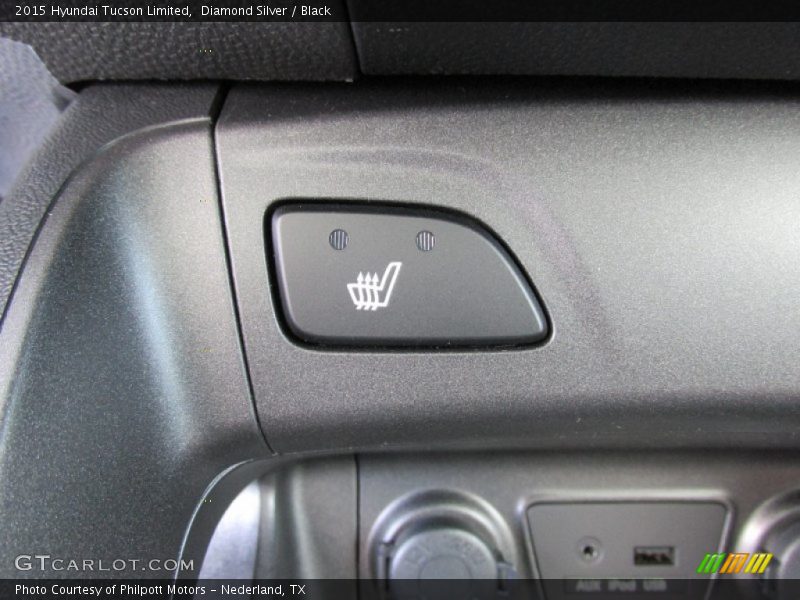 Diamond Silver / Black 2015 Hyundai Tucson Limited