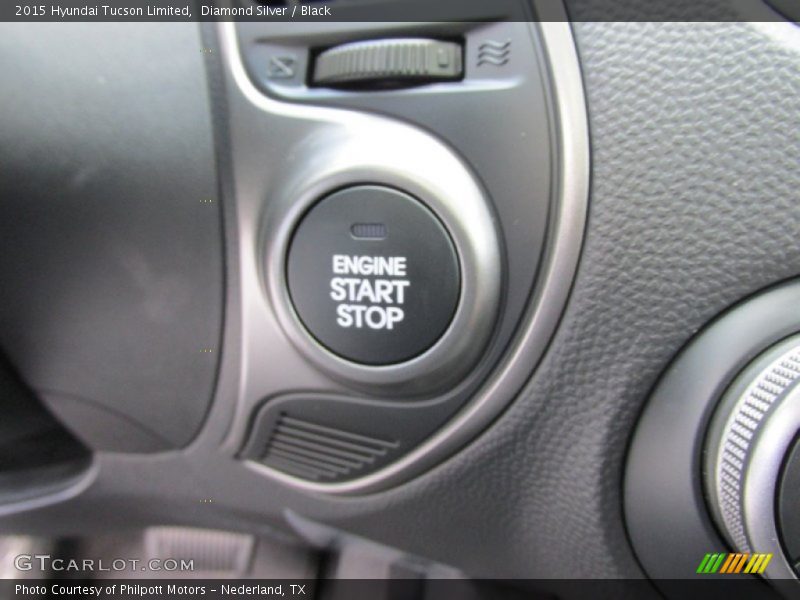 Diamond Silver / Black 2015 Hyundai Tucson Limited