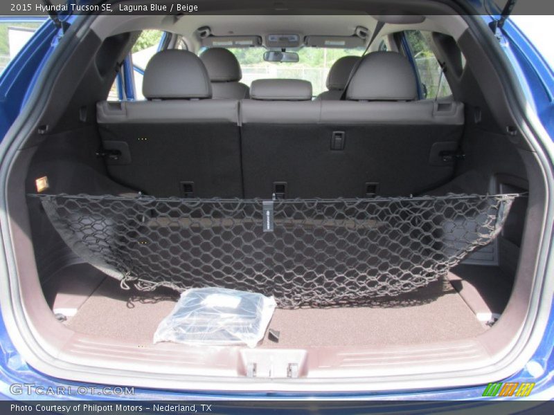 Laguna Blue / Beige 2015 Hyundai Tucson SE