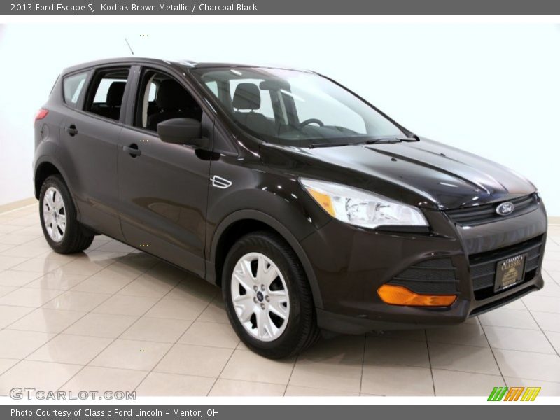 Kodiak Brown Metallic / Charcoal Black 2013 Ford Escape S