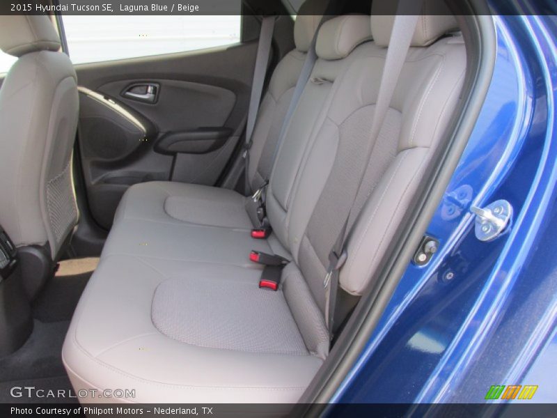 Laguna Blue / Beige 2015 Hyundai Tucson SE