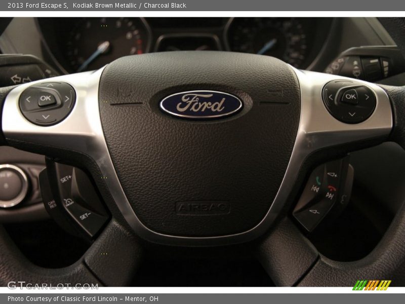Kodiak Brown Metallic / Charcoal Black 2013 Ford Escape S