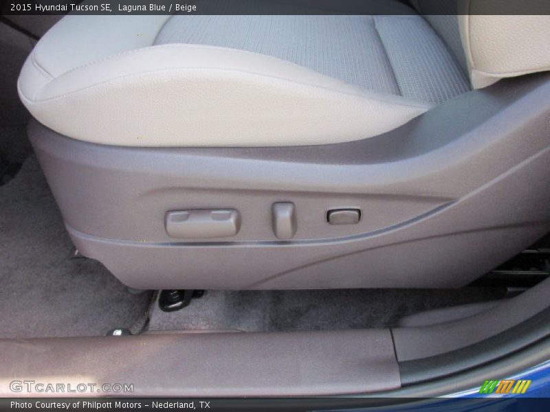 Laguna Blue / Beige 2015 Hyundai Tucson SE