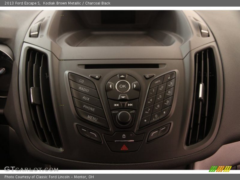 Kodiak Brown Metallic / Charcoal Black 2013 Ford Escape S