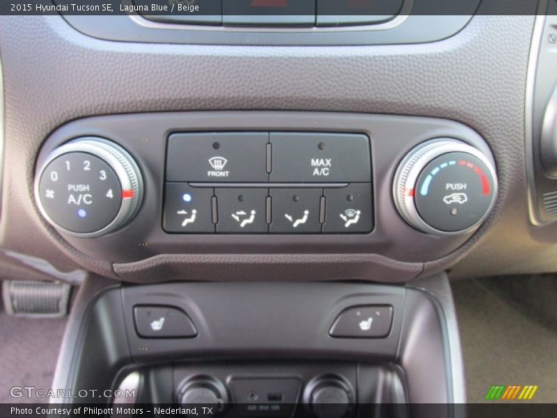 Laguna Blue / Beige 2015 Hyundai Tucson SE