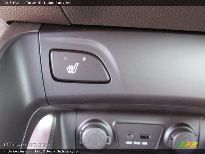 Laguna Blue / Beige 2015 Hyundai Tucson SE