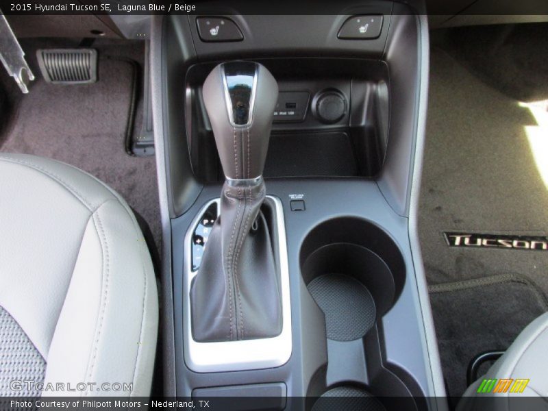 Laguna Blue / Beige 2015 Hyundai Tucson SE